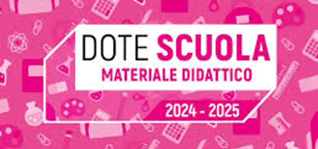 Dote scuola - materiale didattico 2024-2025